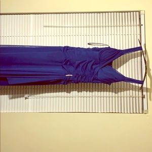 Royal blue prom dress